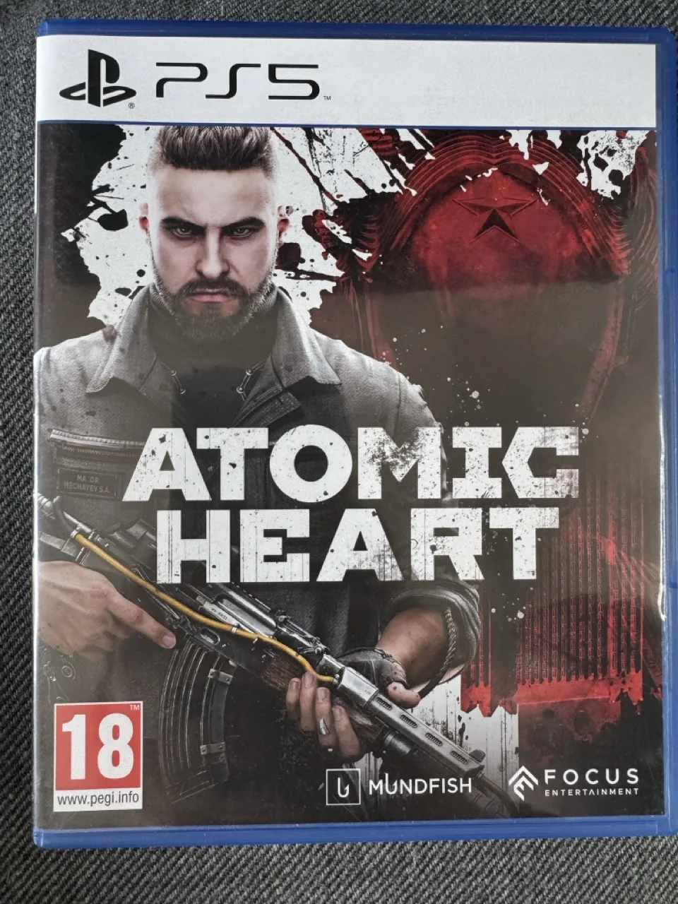 ATOMIC HEART (PS5) okładka wydania pudełkowego, wersja EU, zdjęcie 1