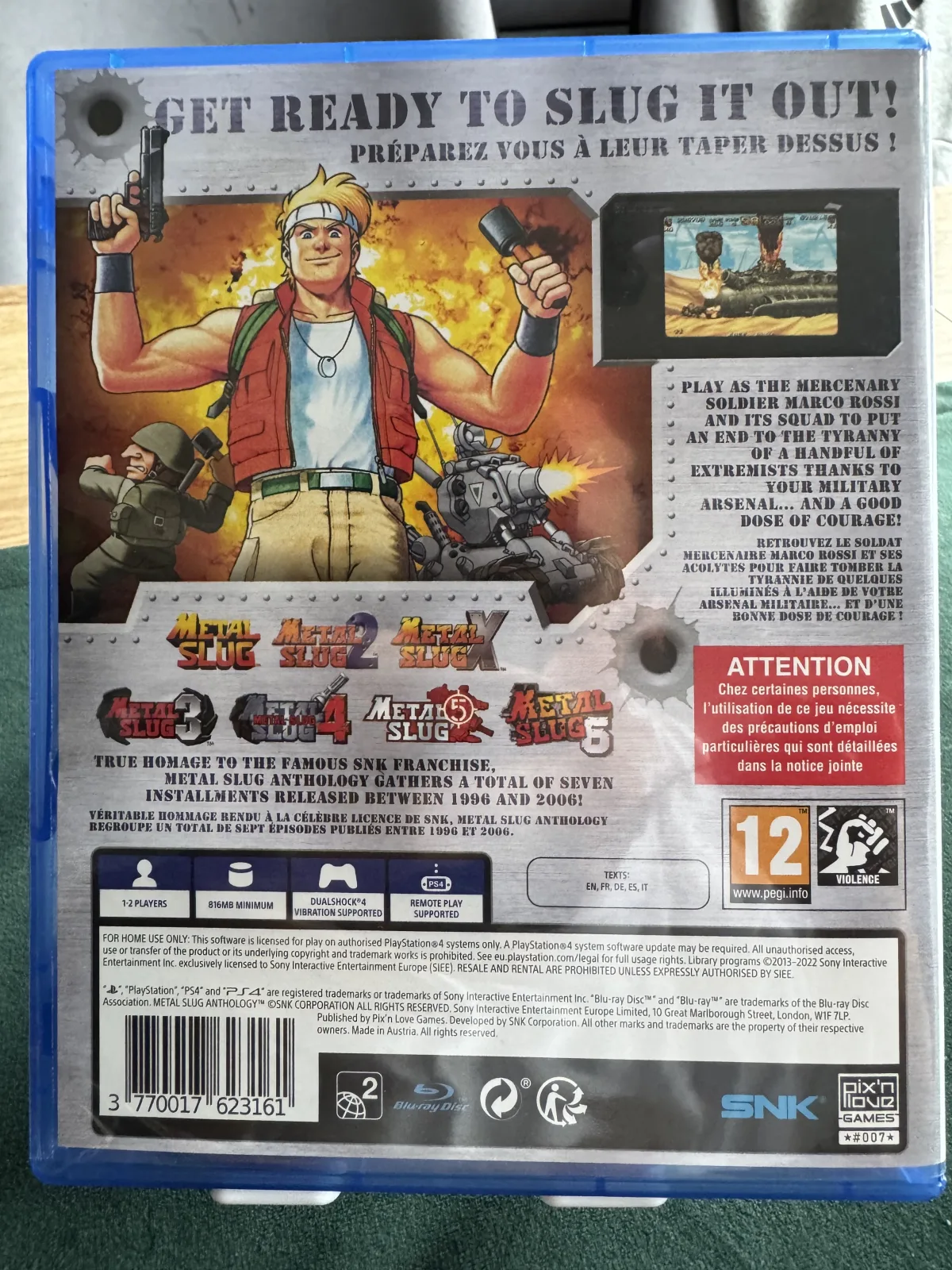 Metal Slug Anthology — okładka 2