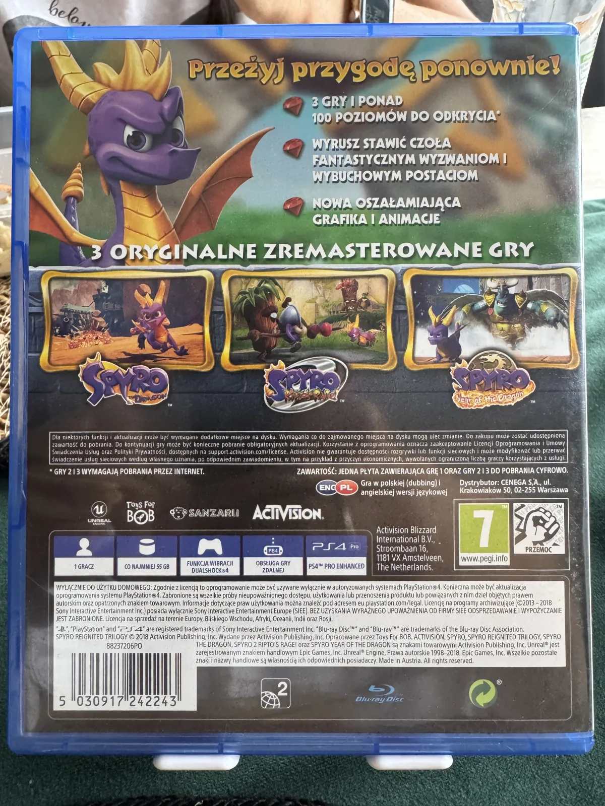 Spyro Reignited Trilogy — okładka 2