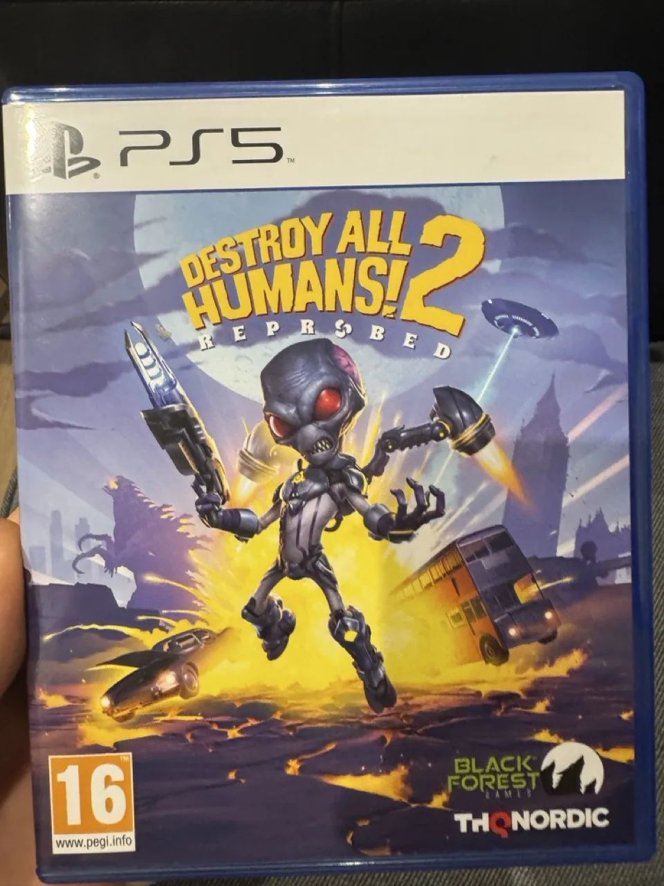 Destroy All Humans 2 Reprobed (PS5) okładka wydania pudełkowego, wersja EU, zdjęcie 1