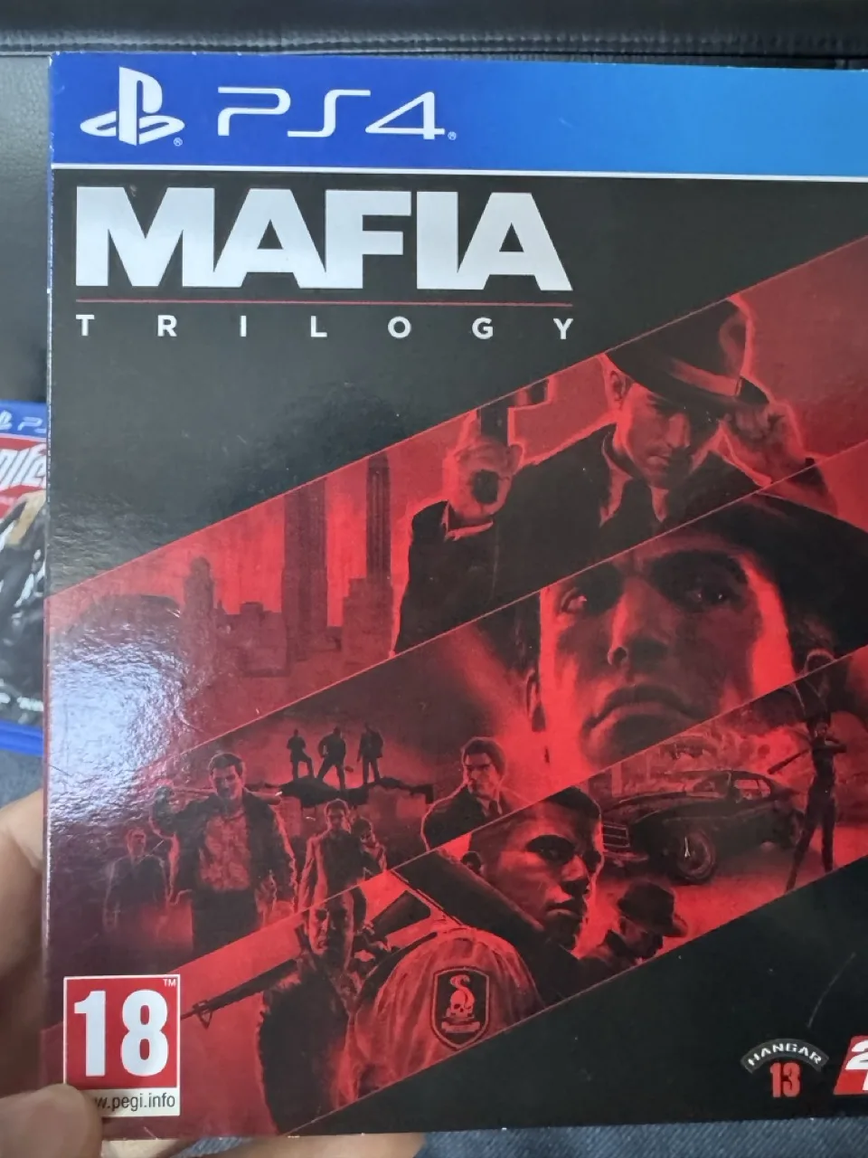 Mafia: Trylogia (PS4) okładka wydania pudełkowego, wersja EU, zdjęcie 1