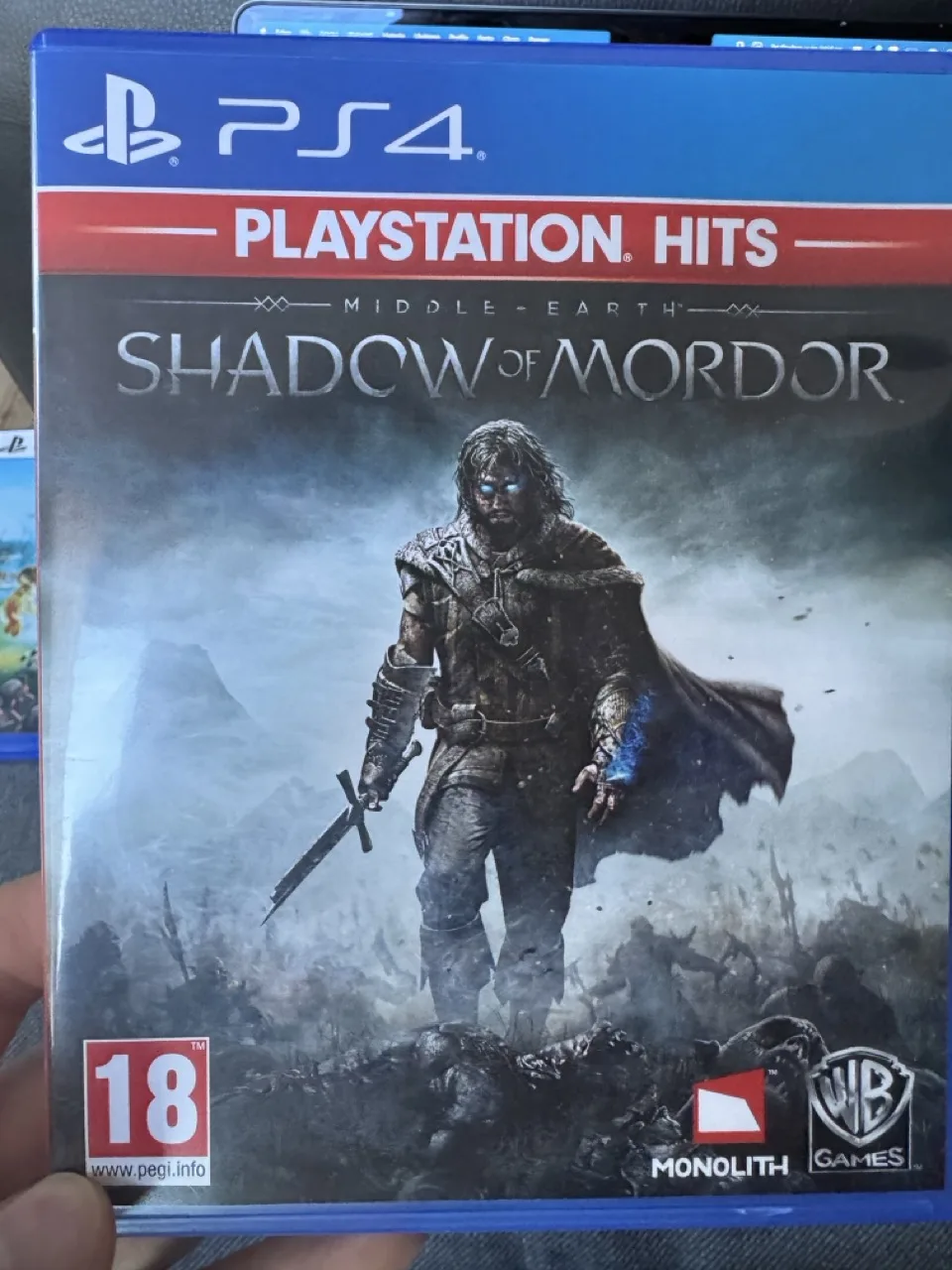 Middle-earth Shadow of Mordor (PS4) okładka wydania pudełkowego, zdjęcie 1