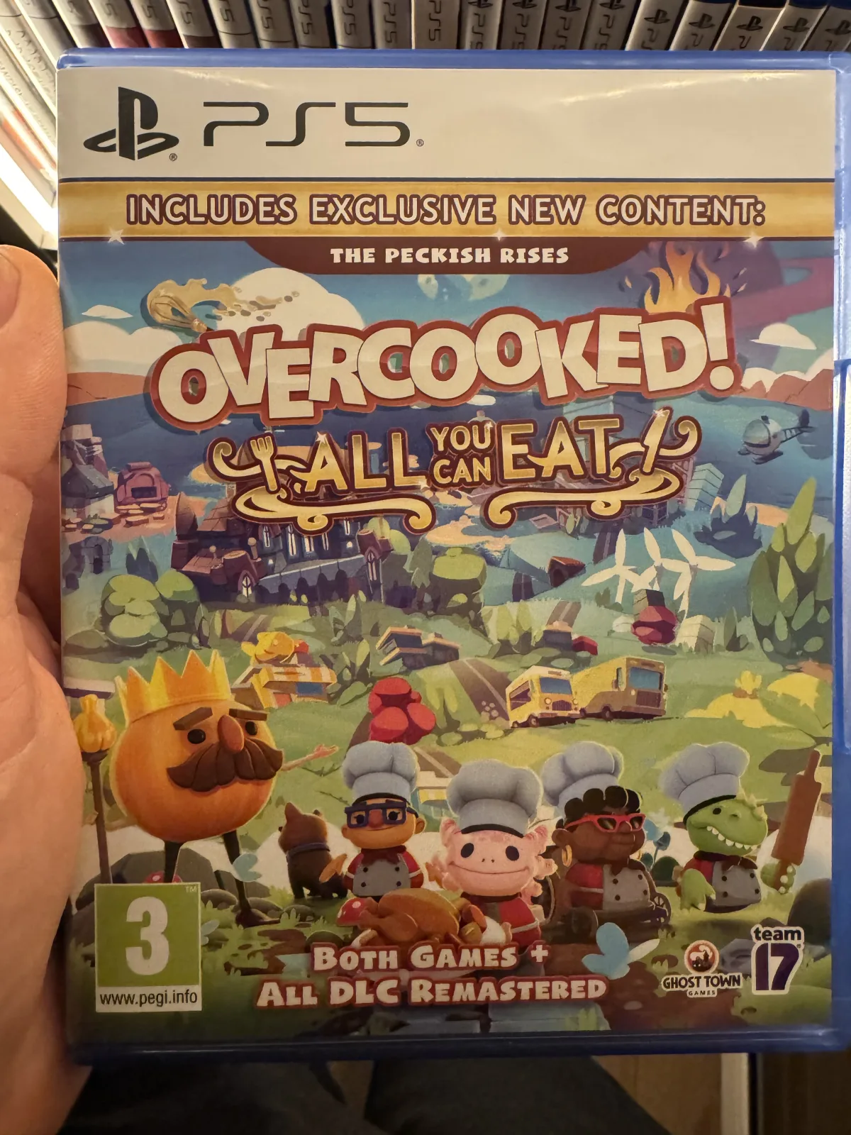 Overcooked! All You Can Eat (PS5) okładka wydania pudełkowego, zdjęcie 1