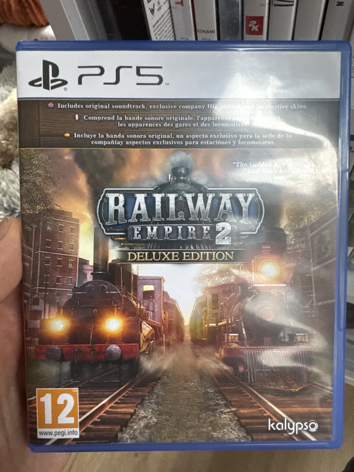 Railway Empire 2 Deluxe Edition (PS5) okładka wydania pudełkowego, wersja EN, zdjęcie 1