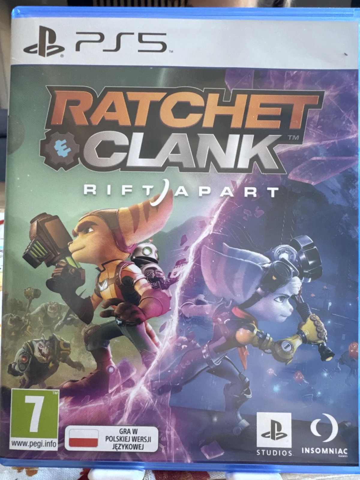 Ratchet and Clank Rift apart (PS5) okładka wydania pudełkowego, zdjęcie 1