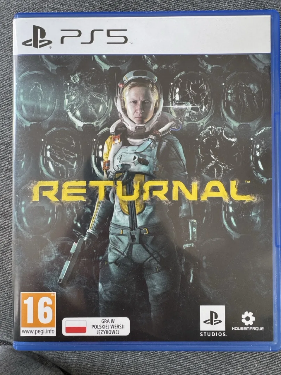 Returnal (PS5) okładka wydania pudełkowego, wersja PL, zdjęcie 1