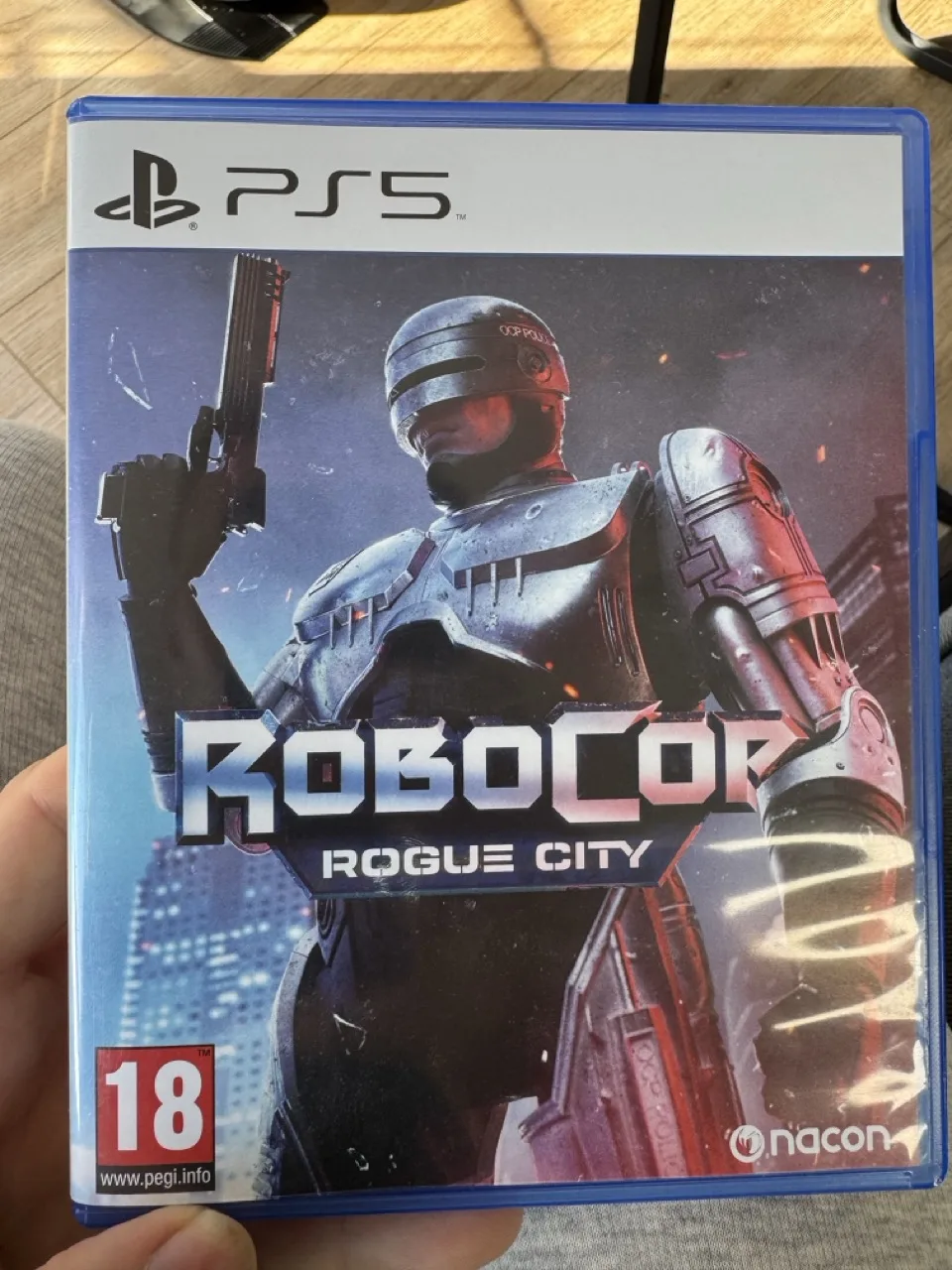 RoboCop Rouge City (PS5) okładka wydania pudełkowego, wersja PL, zdjęcie 1
