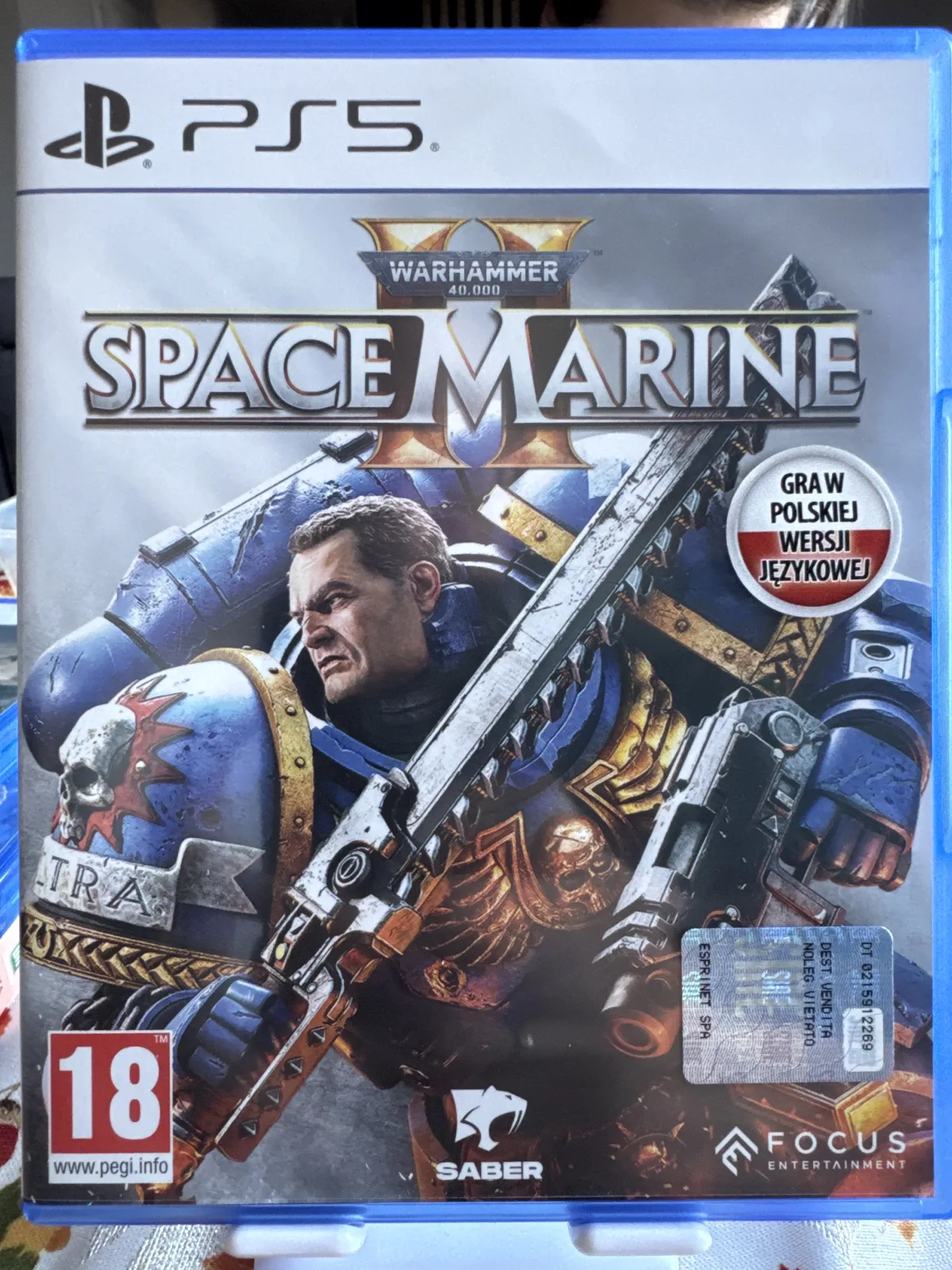 Space Marine II warhammer 40 000 (PS5) okładka wydania pudełkowego, zdjęcie 1