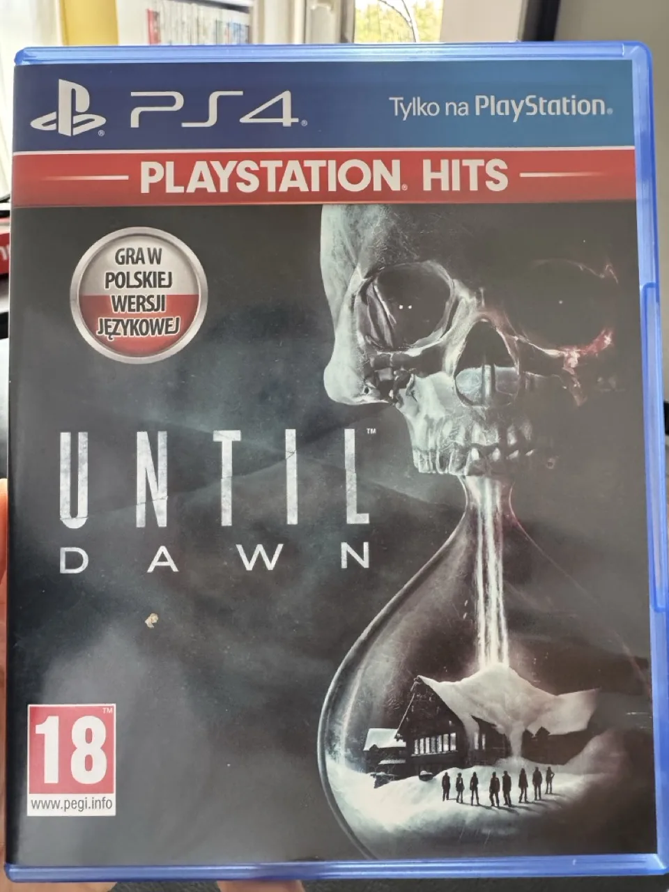 Until Dawn (PS4) okładka wydania pudełkowego, wersja PL, zdjęcie 1