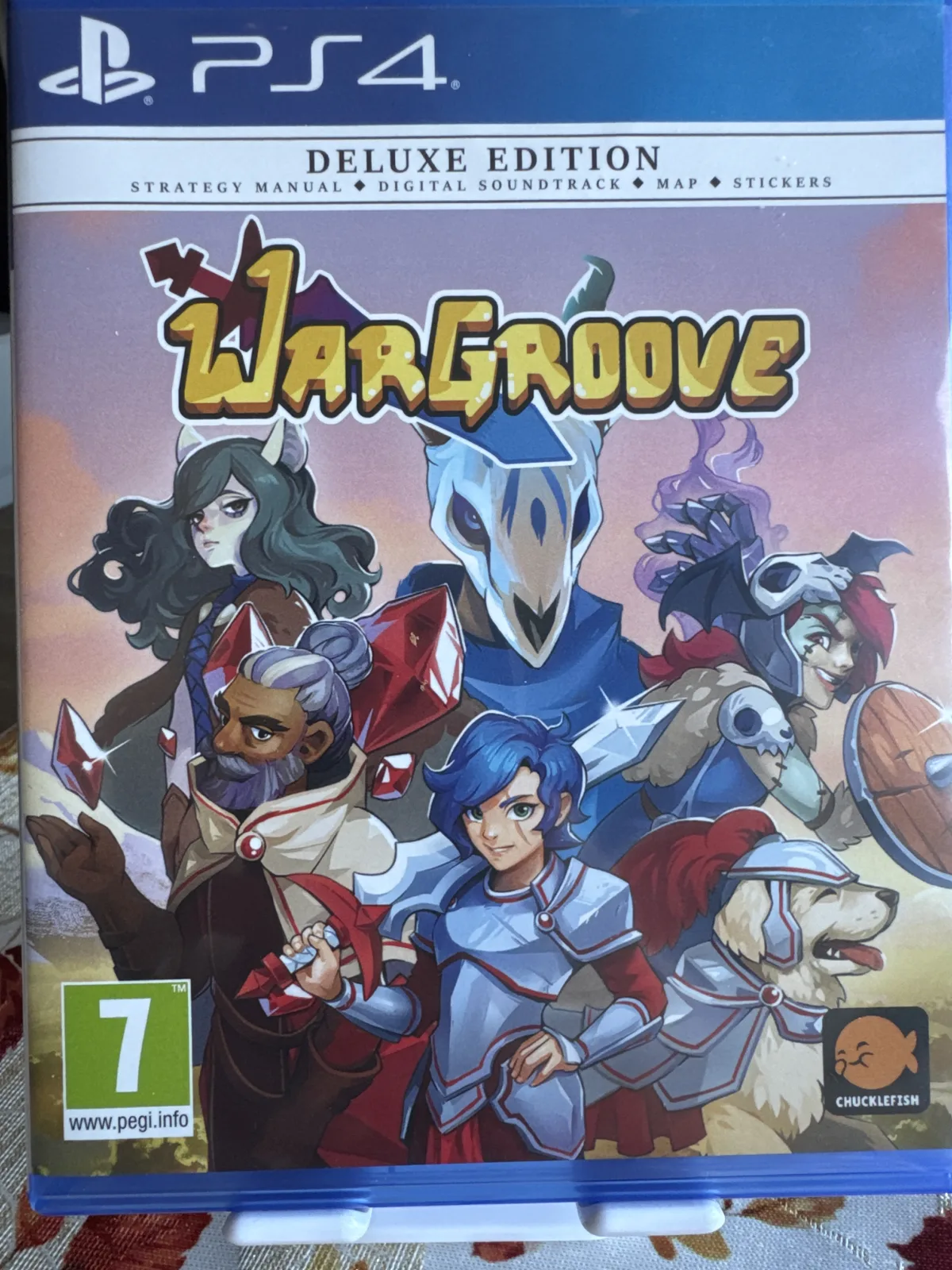 Wargroove Deluxe Edition (PS4) okładka wydania pudełkowego, wersja EN, zdjęcie 1
